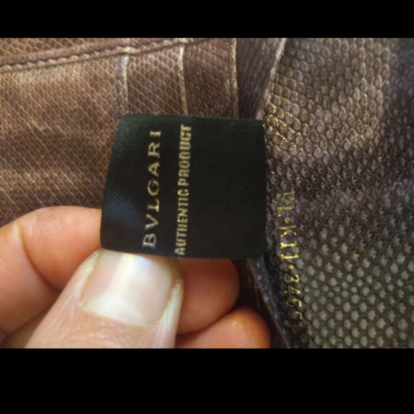 Bvlgari Serpanti Brown Python wallet - Picture 3 of 12